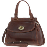 Ashwood Small Leather Grab Bag Brown: V-82