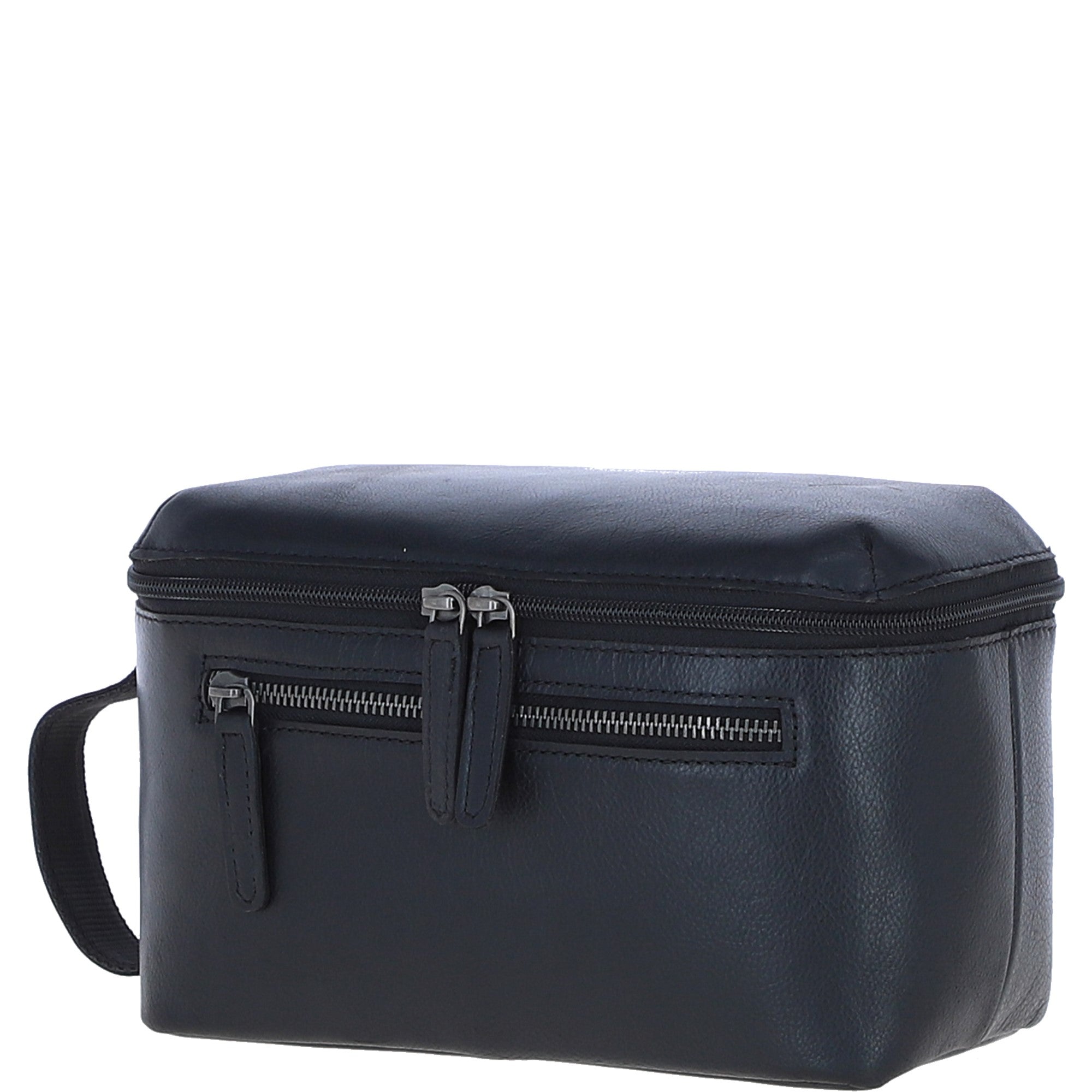 Ashwood Leather Men's Classic Washbag Black: S-66