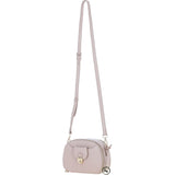 Ashwood Leather Compact Crossbody Bag with Adjustable Strap Beige: Y-53