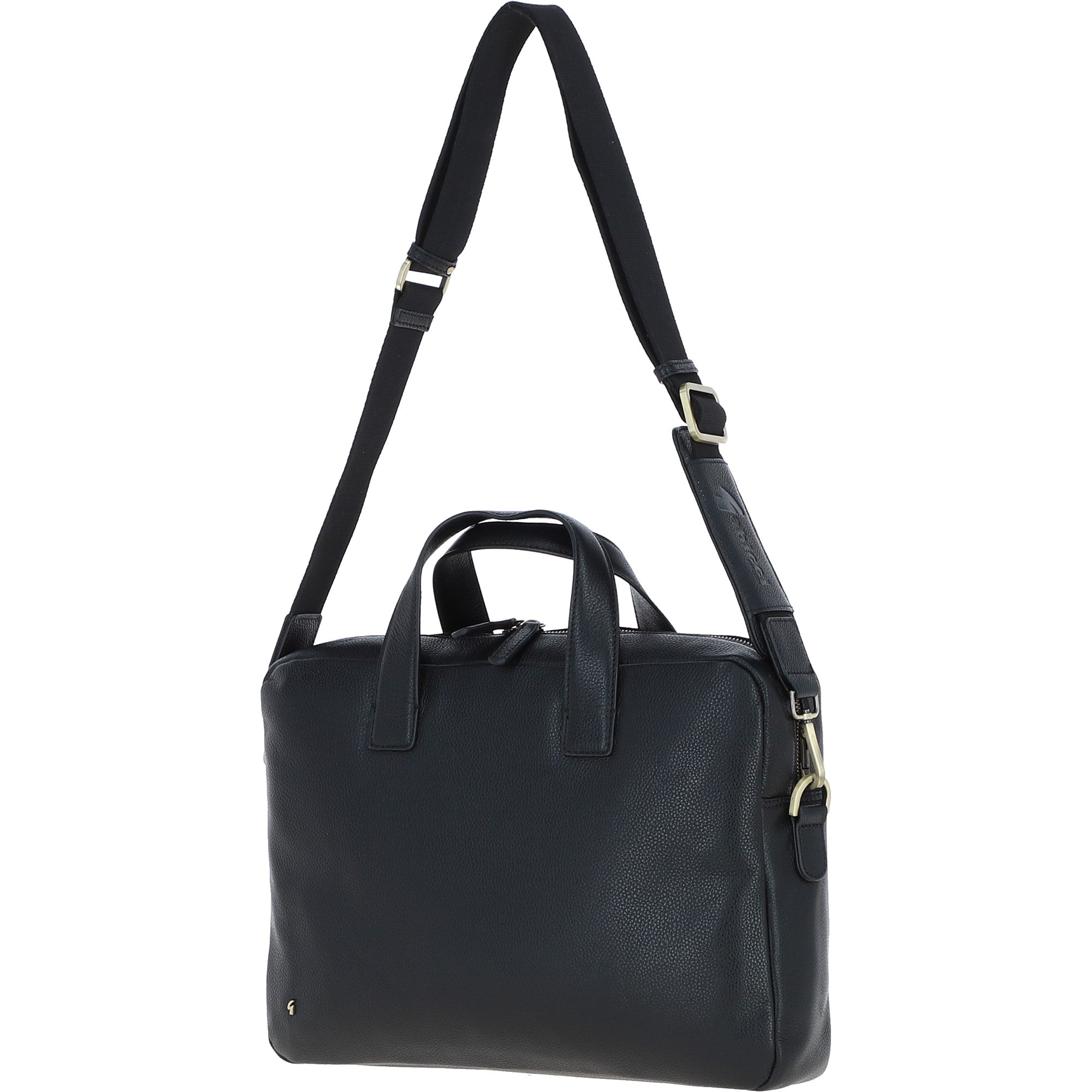 Gabicci Leather Messenger Bag Black: GB-64962