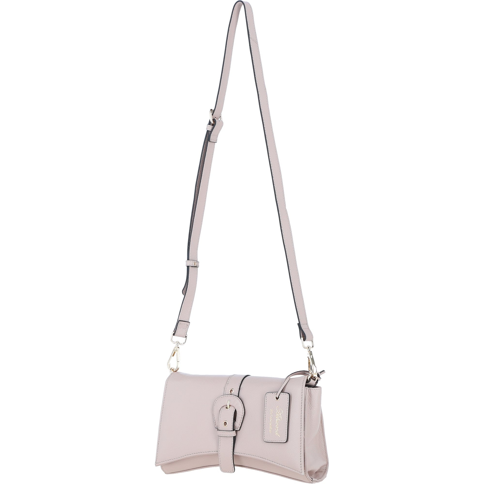 Ashwood Stylish Leather Crossbody Bag Beige: 64179