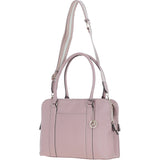 Ashwood 3 Section Large Leather Handbag Wood Rose: X-39