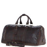 Classic Leather Weekend Bag Brandy: Q-46
