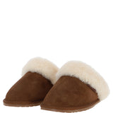 Women's Classic Suede Sheepskin Slippers Chestnut: Pippa