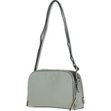 Real Leather Stylish Crossbody Bag Stone: 62340
