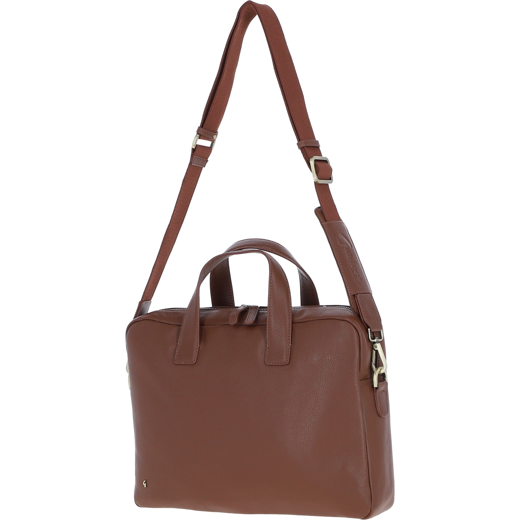 Gabicci Leather Messenger Bag Tan: GB-64962