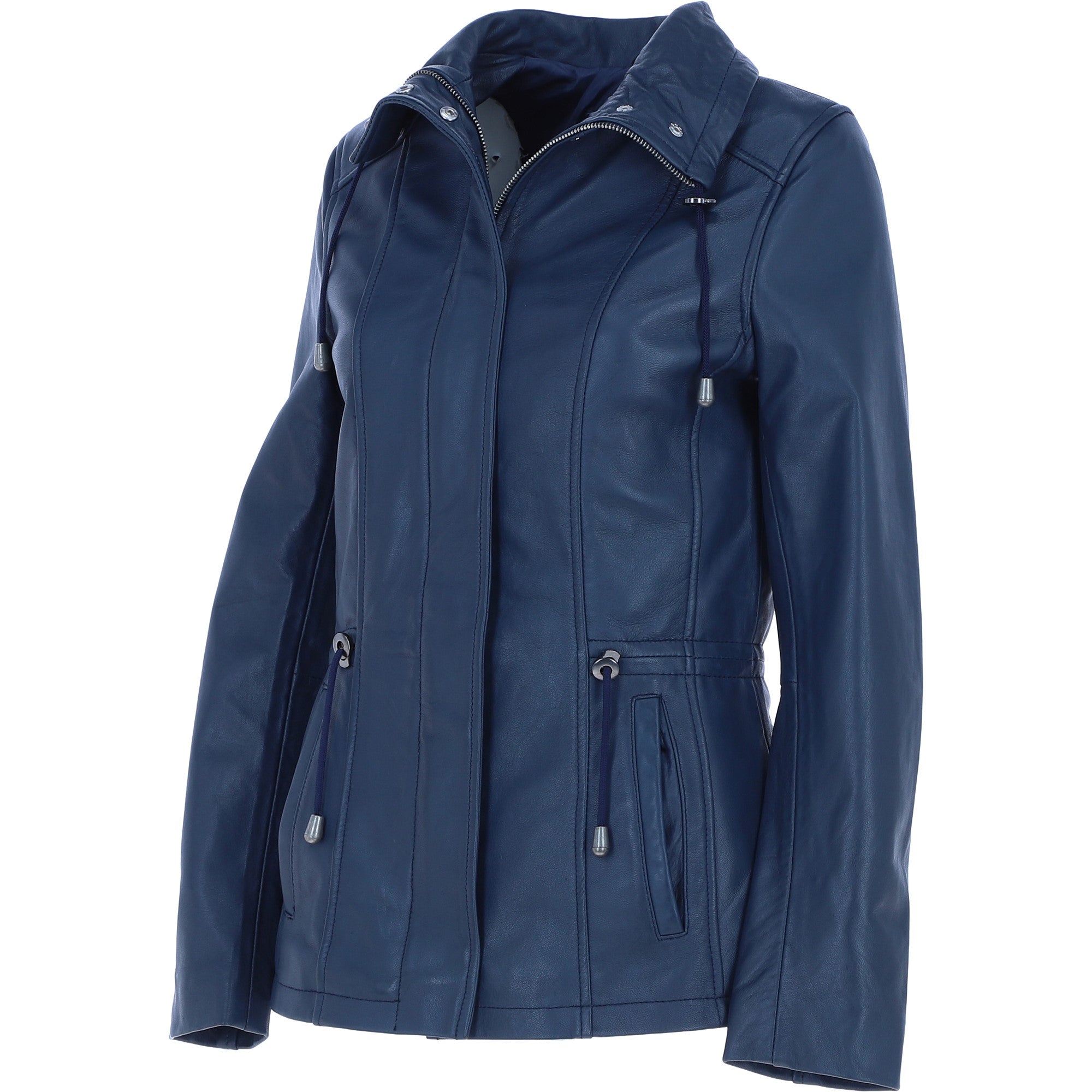 Ashwood Leather Women’s Casual Jacket Navy