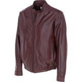 Ashwood Men's Genuine Leather Bomber Jacket Oxblood: AW-2255