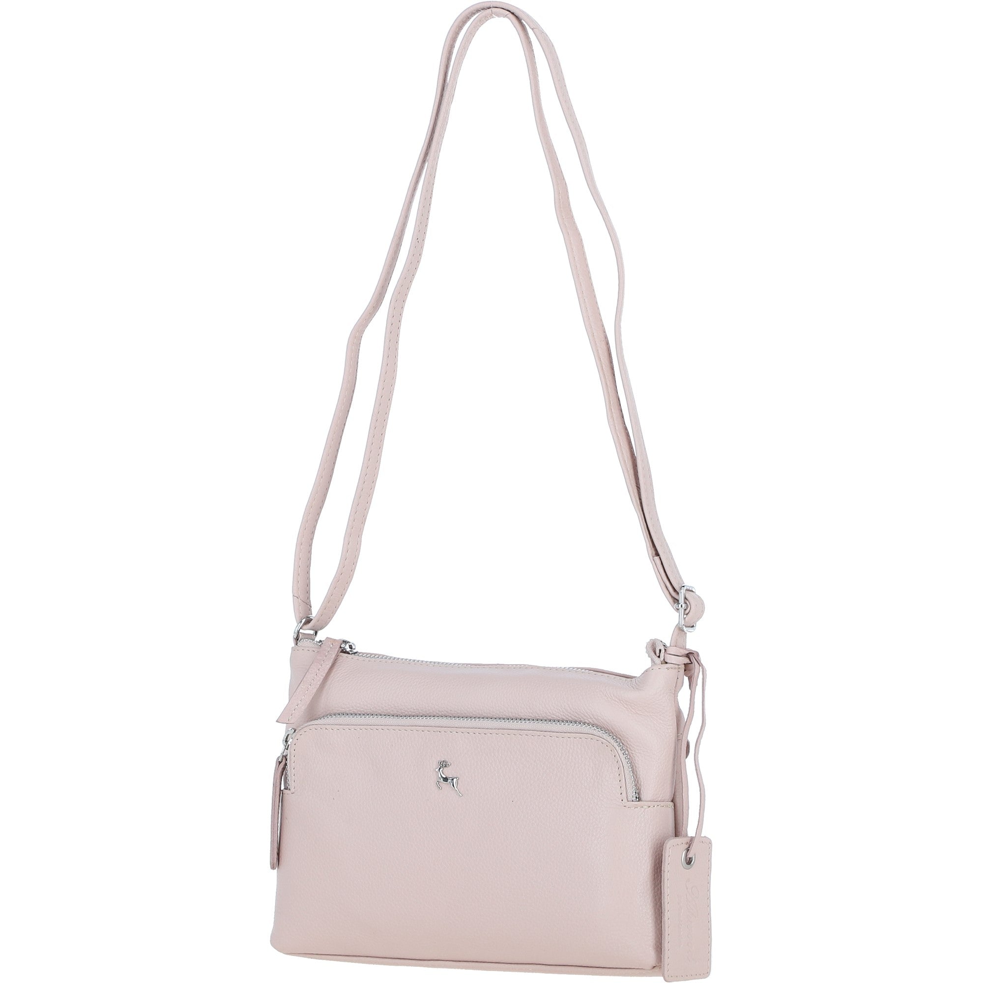 Ashwood Leather Crossbody Bag Blush: Bristol