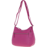 Ashwood Leather Ladies Hobo Shoulder Bag Berry: Shannon