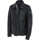 Trapper Mens Leather Jacket Dk Brown 27: no1