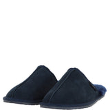 Fenland Classic Mens Slippers Navy: Duke