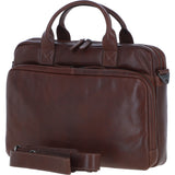 Ashwood Leather Men’s Messenger Laptop Bag Chestnut: S-63