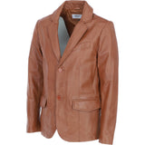 Classic Men's Ashwood Leather Blazer Tan: AWL-2288