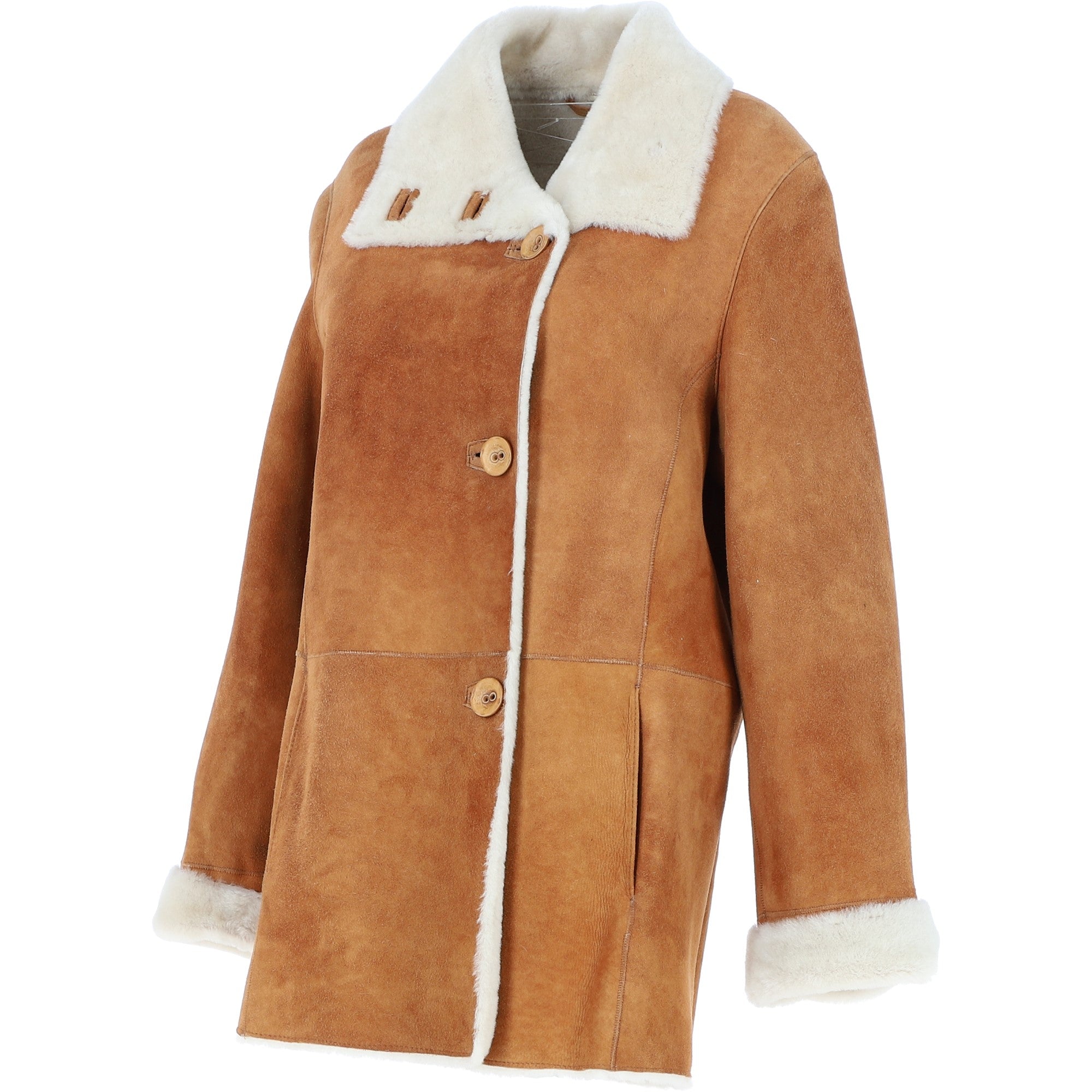 Sheepskin Coat Tan: KB 460