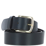 Real Leather Handmade Mens Belt Black: MB-150