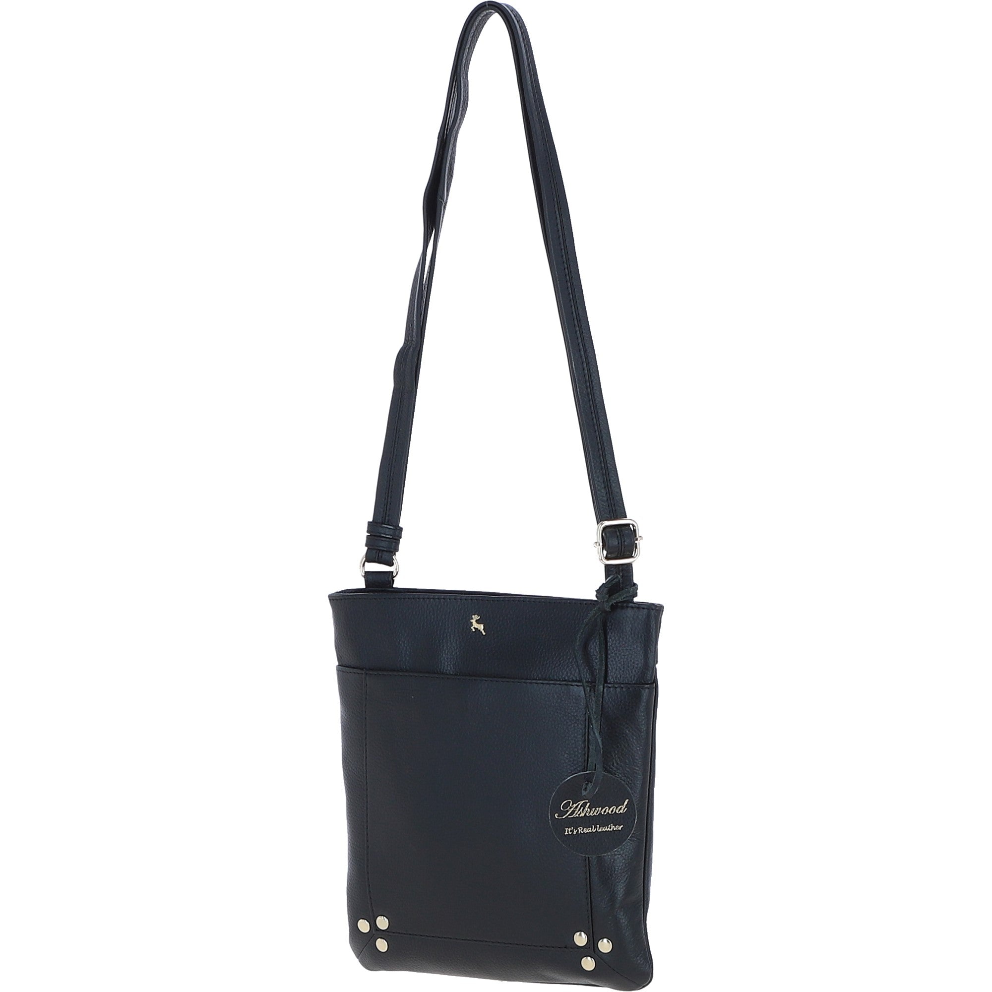 Ashwood Leather Crossbody Bag Black: 63033