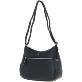 Ashwood Leather Ladies Hobo Shoulder Bag Black: Shannon