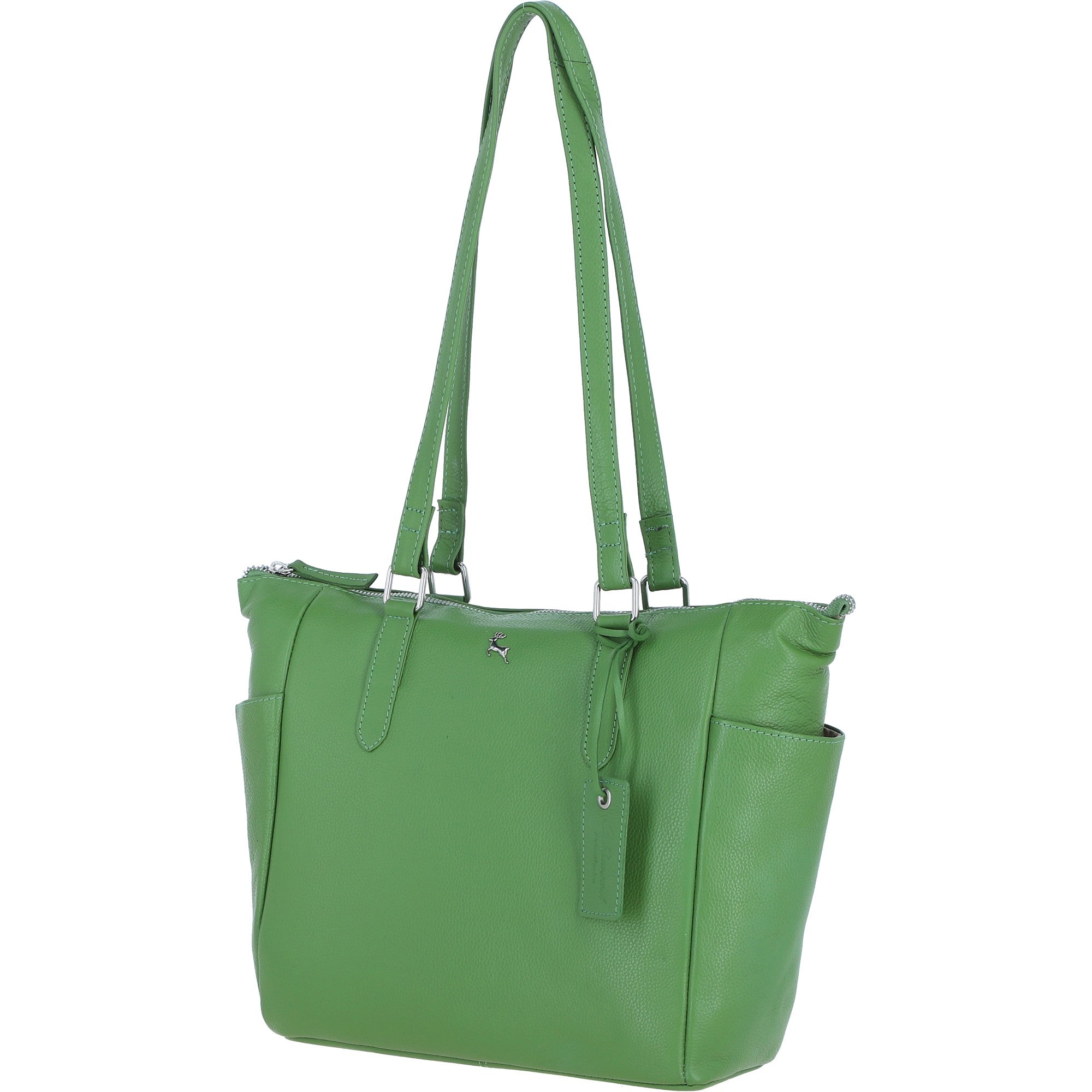 Ashwood Elegant Leather Tote Bag Fern: Oxford