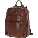 Vegetable Tanned Leather Backpack Chestnut : 11319