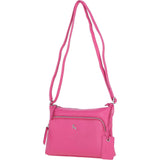 Ashwood Leather Crossbody Bag Hot Pink: Bristol