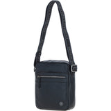 Brampton Leather Men's Crossbody Bag Black: 64405