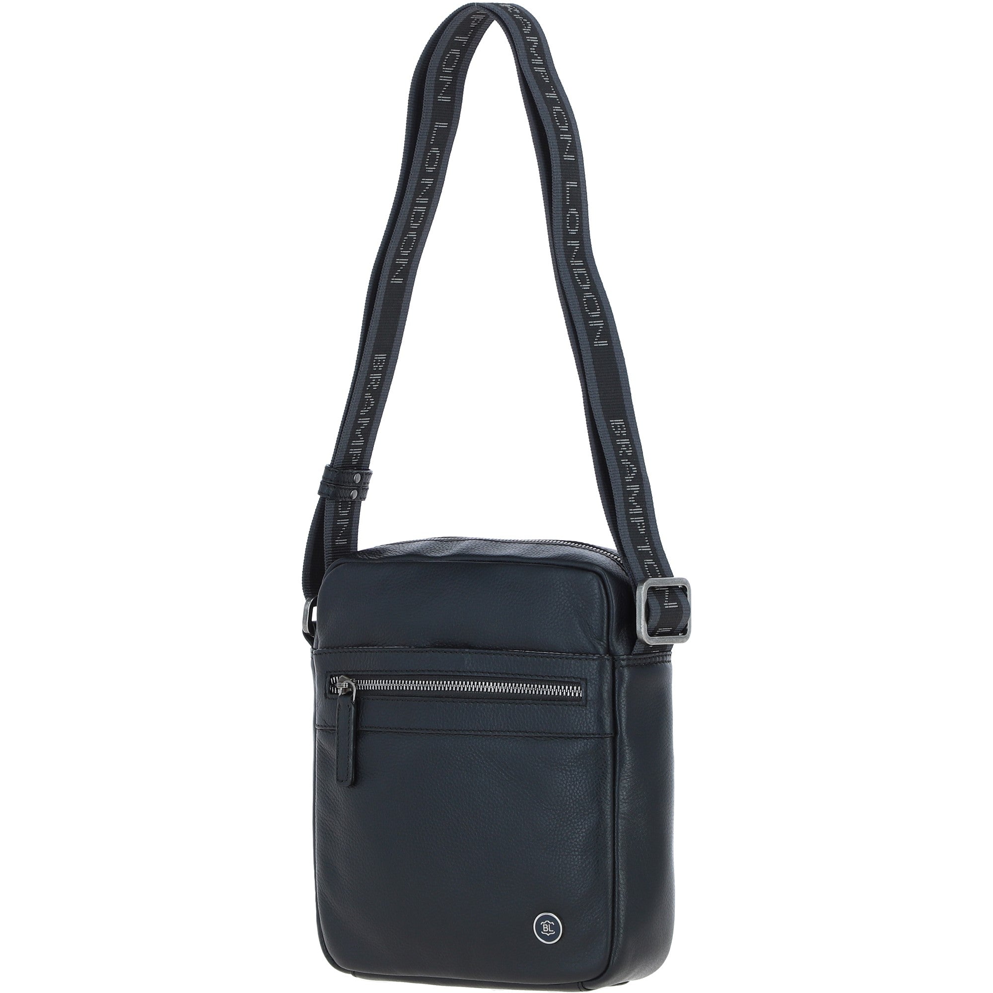 Brampton Leather Men's Crossbody Bag Black: 64405