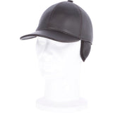 Sheepskin Leather Baseball Cap Brown: 010B-S
