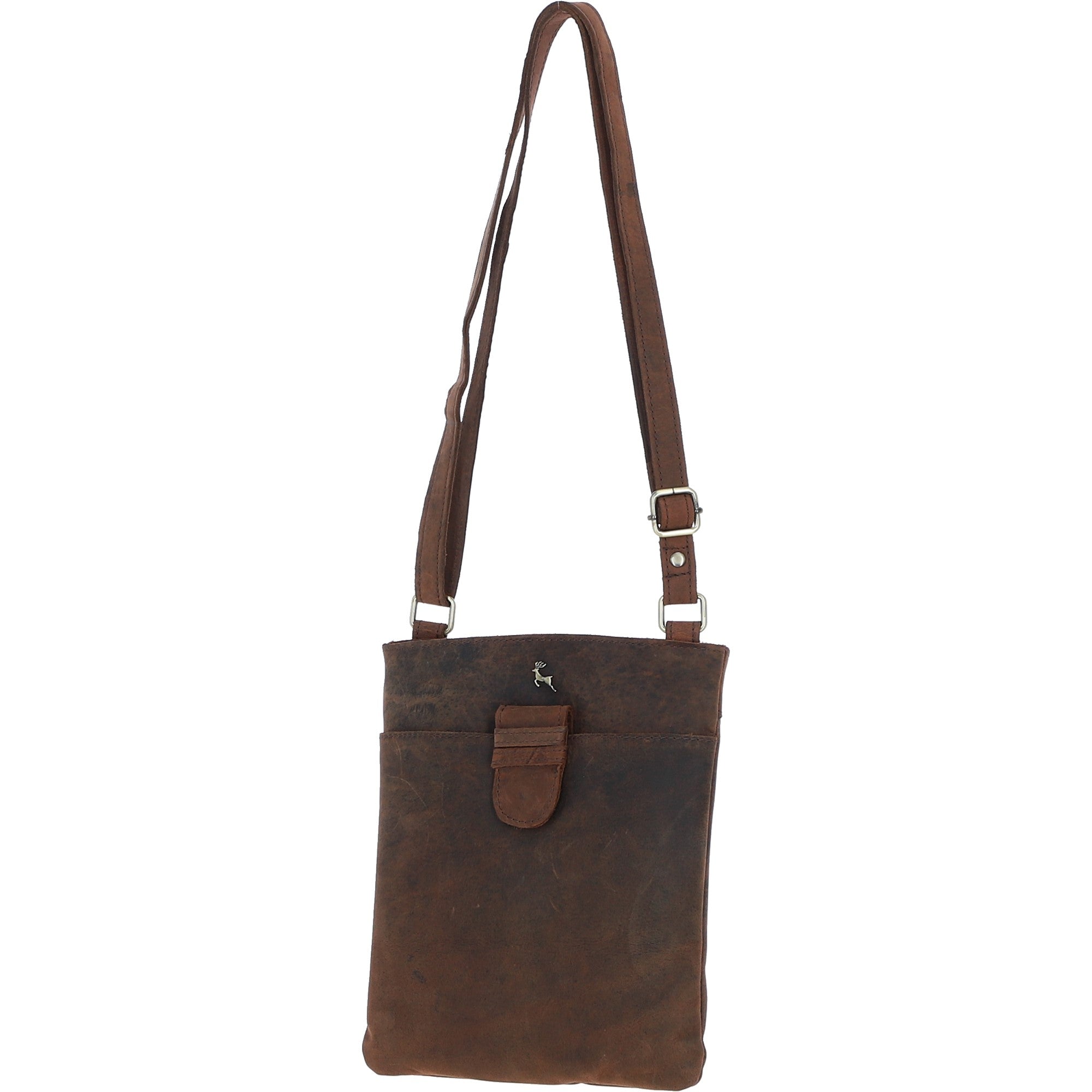 Ashwood Tab Crossbody Bag Mud/brown: ELA 1496