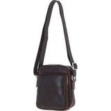 Ashwood Leather Men's Cross Body Bag Brown: PL-43