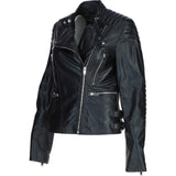 Brampton Leather Ladies Biker Jacket Black: B Soho