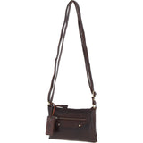 Ashwood Genuine Leather Crossbody Bag Brandy: G-15