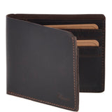 Leather Oily Hunter Wallet Brown : 1881