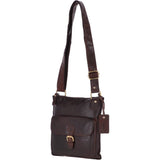 Vintage Small Leather Shoulder Bag Brandy – G20