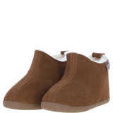 Fenland Classic Suede Sheepskin Bootie Slippers Chestnut: DARWIN