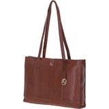 Exquisite Ashwood Leather Tote Bag Cognac: Beth
