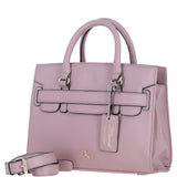 Ashwood Leather Handbag with Detachable Crossbody Strap Wood Rose: 64747