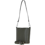 Elegant Crossbody Bucket Bag Khaki: 63386