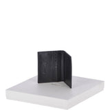 Vegetable Tanned 8 Card holder Wallet Black : 1290-VT