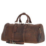 Classic Leather Weekend Bag Brown: Q-46