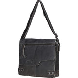Men's Leather Messenger Bag Brown : 8353