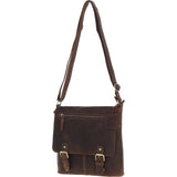 Rustic Charm Leather Handbag Mud/brown: Cheltenham