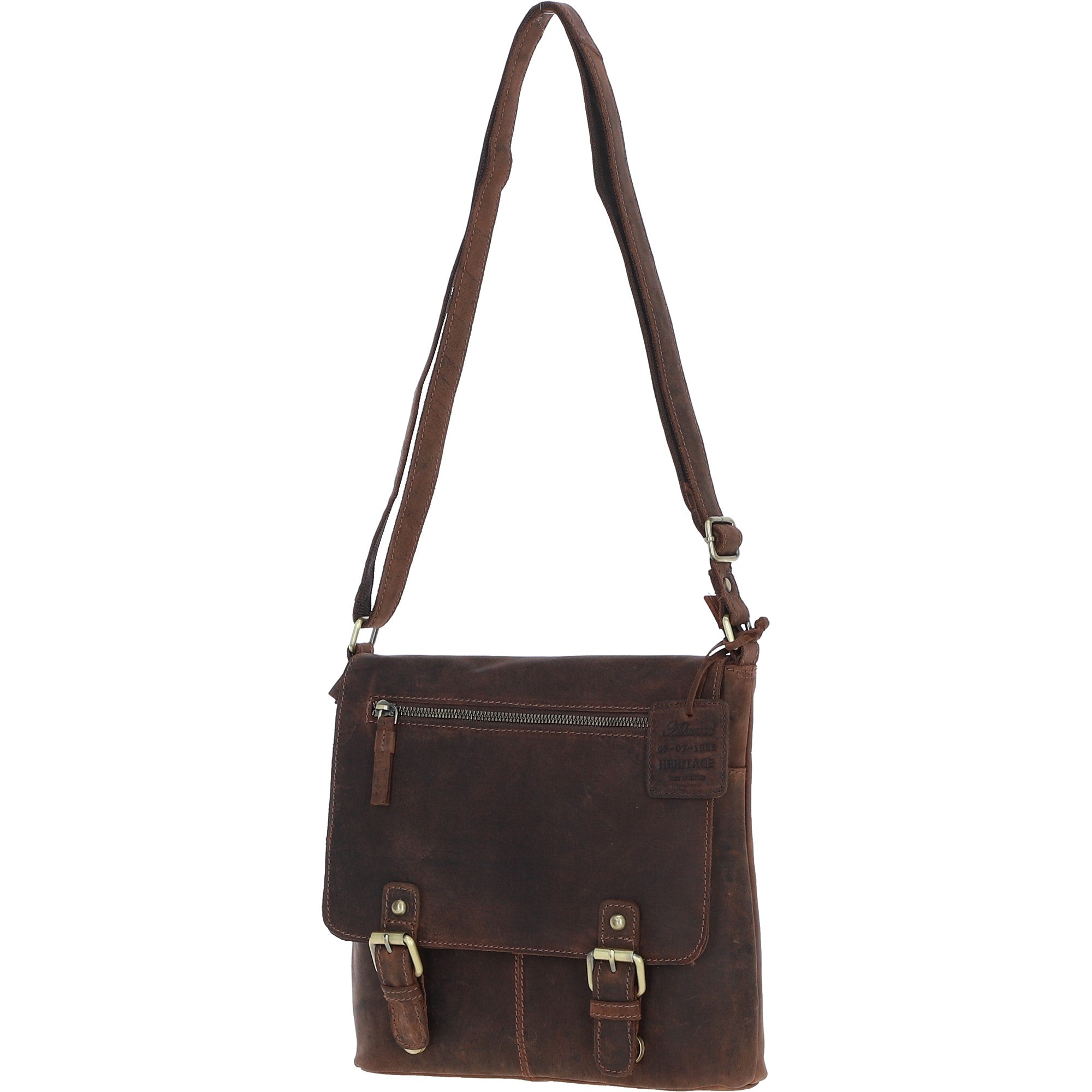 Rustic Charm Leather Handbag Mud/brown: Cheltenham