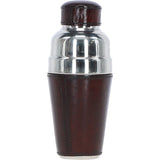 Ashwood Leather-Wrapped Stainless Steel French Cocktail Shaker Chestnut: LF-188