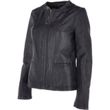 Leather Jacket Navy/nap: AWL-672