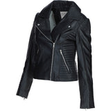 Brampton Leather Biker Jacket Black: L-culted Biker