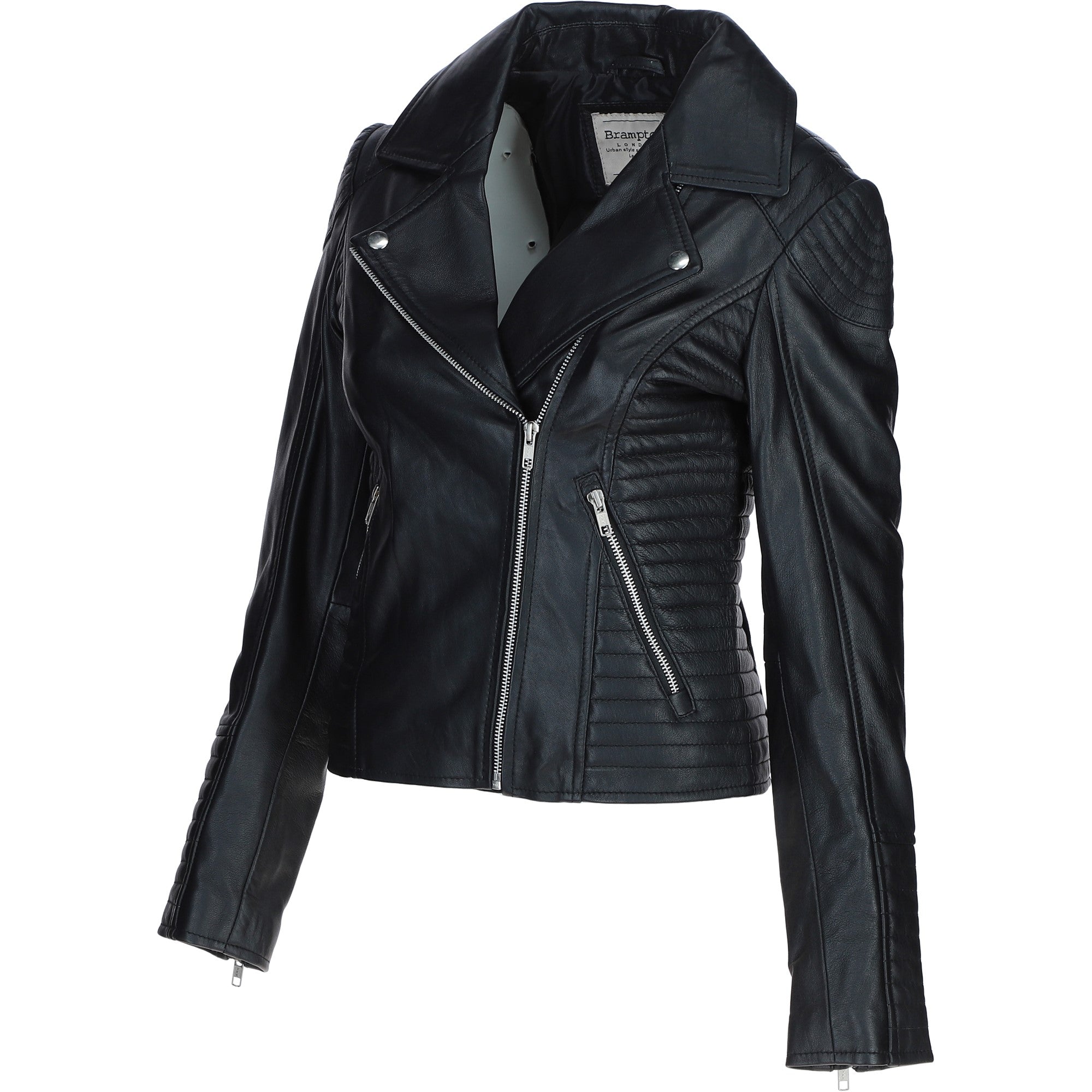 Brampton Leather Biker Jacket Black: L-culted Biker