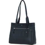Sleek & Spacious Shoulder Bag Black: London