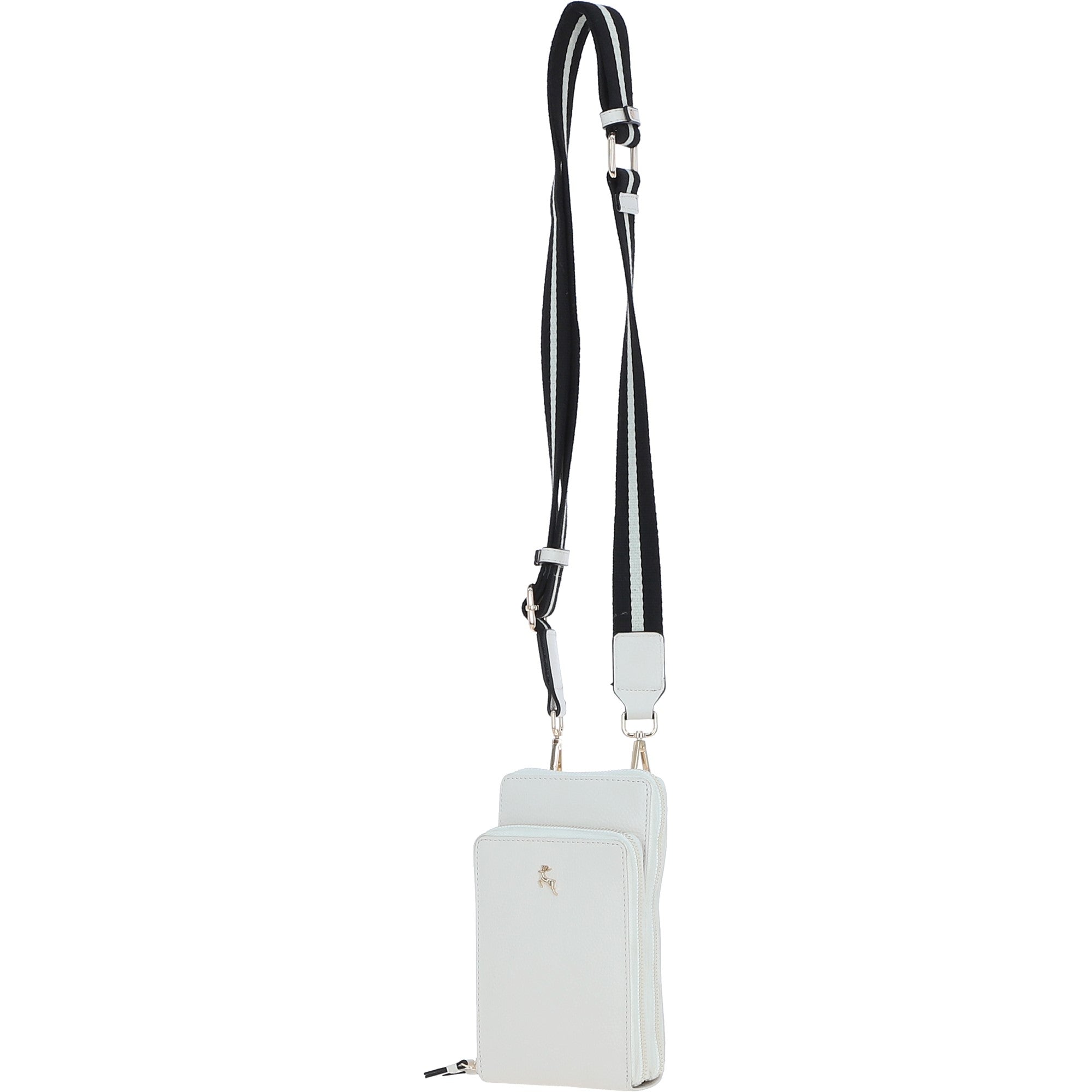 Ashwood Leather Luxury Crossbody Phone Bag Design-X White: X-31