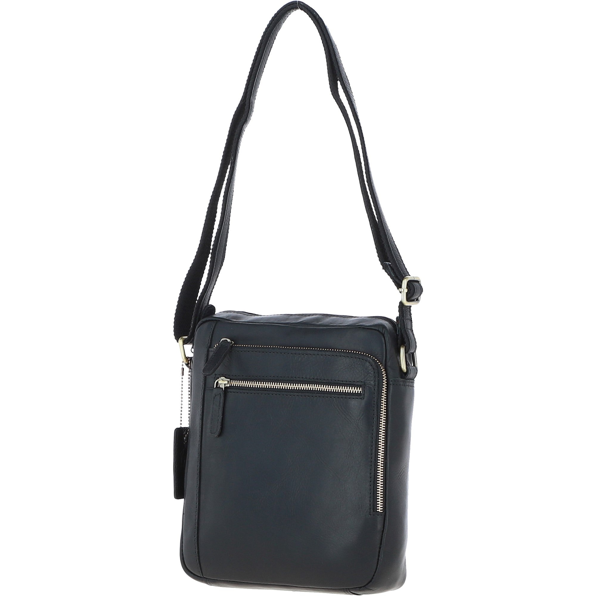 Ashwood Leather Travel Flight Bag Black: K-42